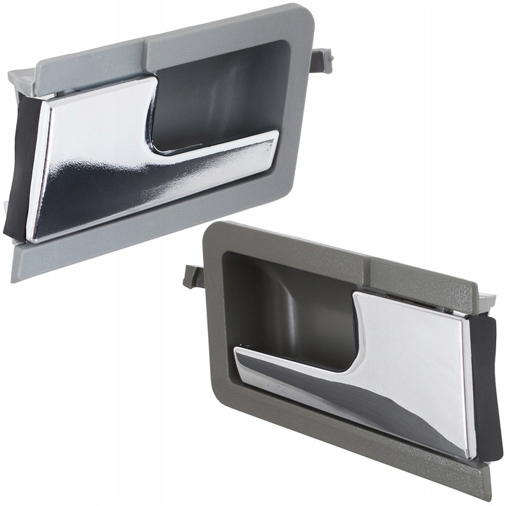 фото №1, Crhom комплект ручки ручка перед левая+ правая vw t4 transporter 1990-2003