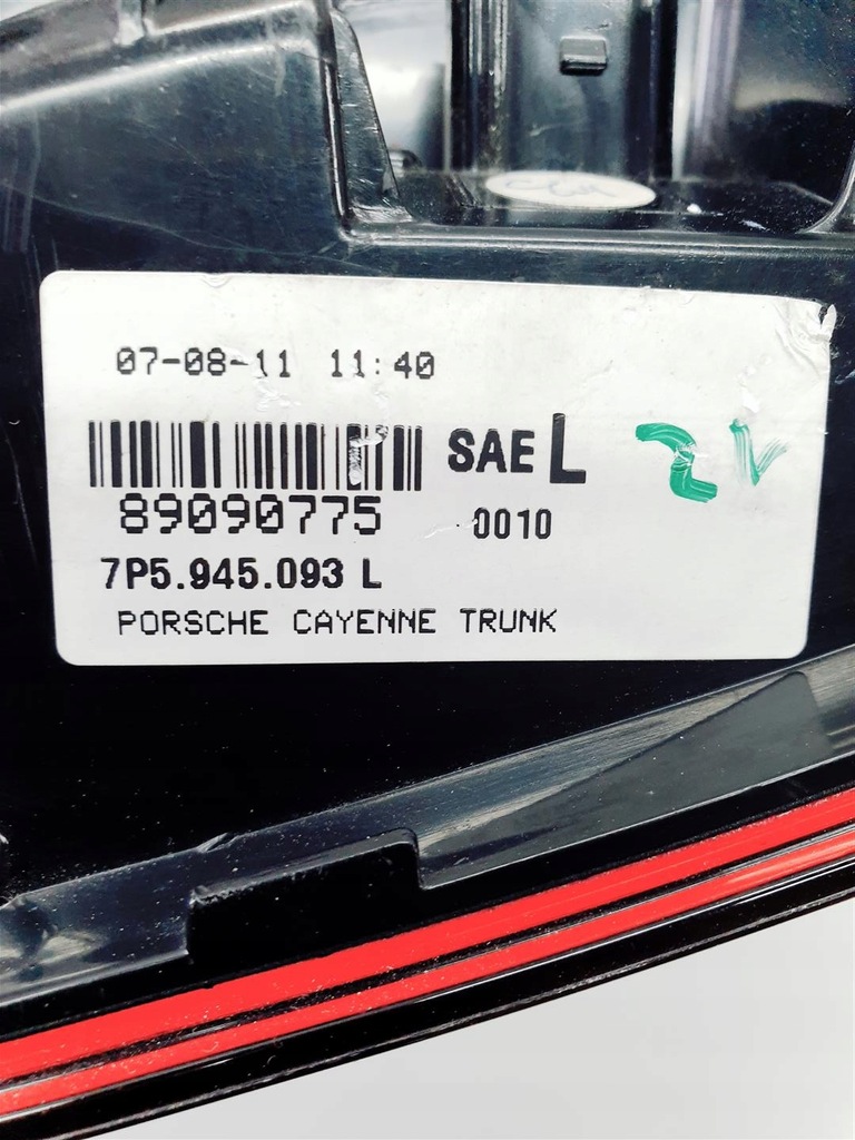 фото №11, Porsche cayenne 7p5 10-14r лампа задня w кришка led ory usa !!!