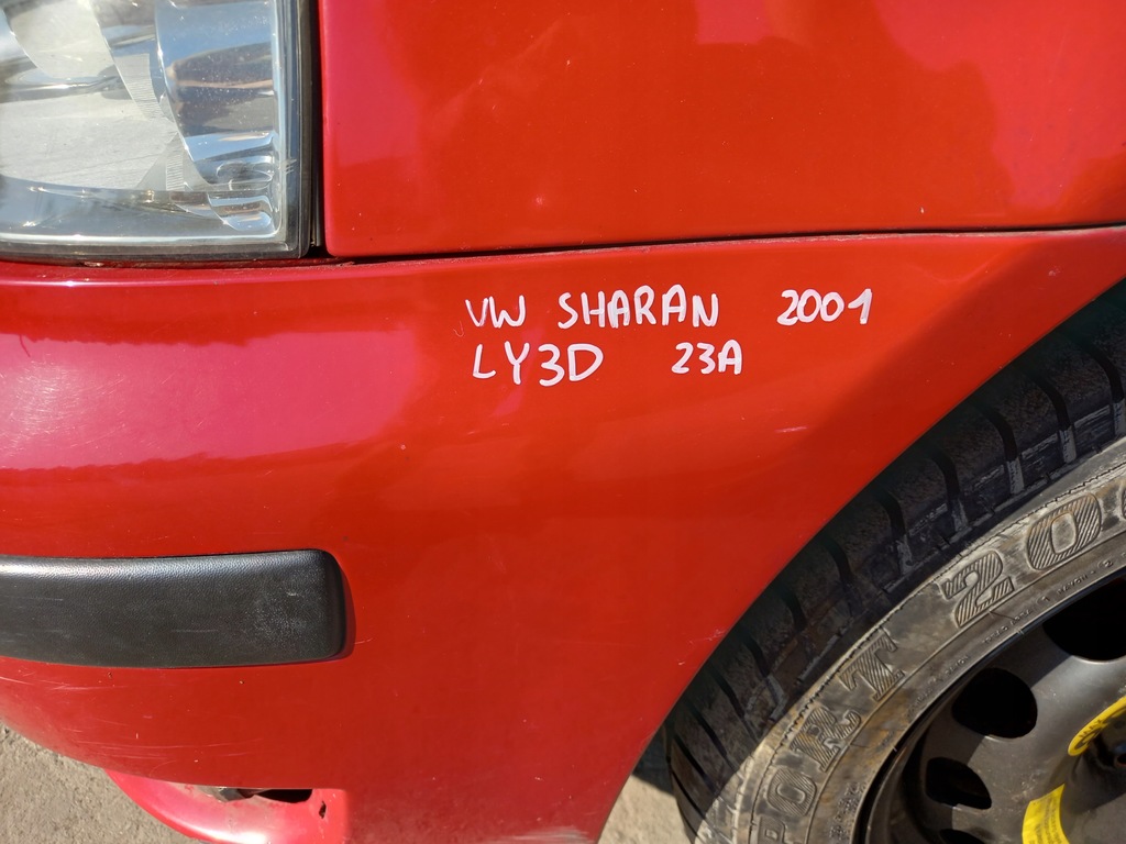 фото №13, Vw sharan i lift бампер перед передній ly3d