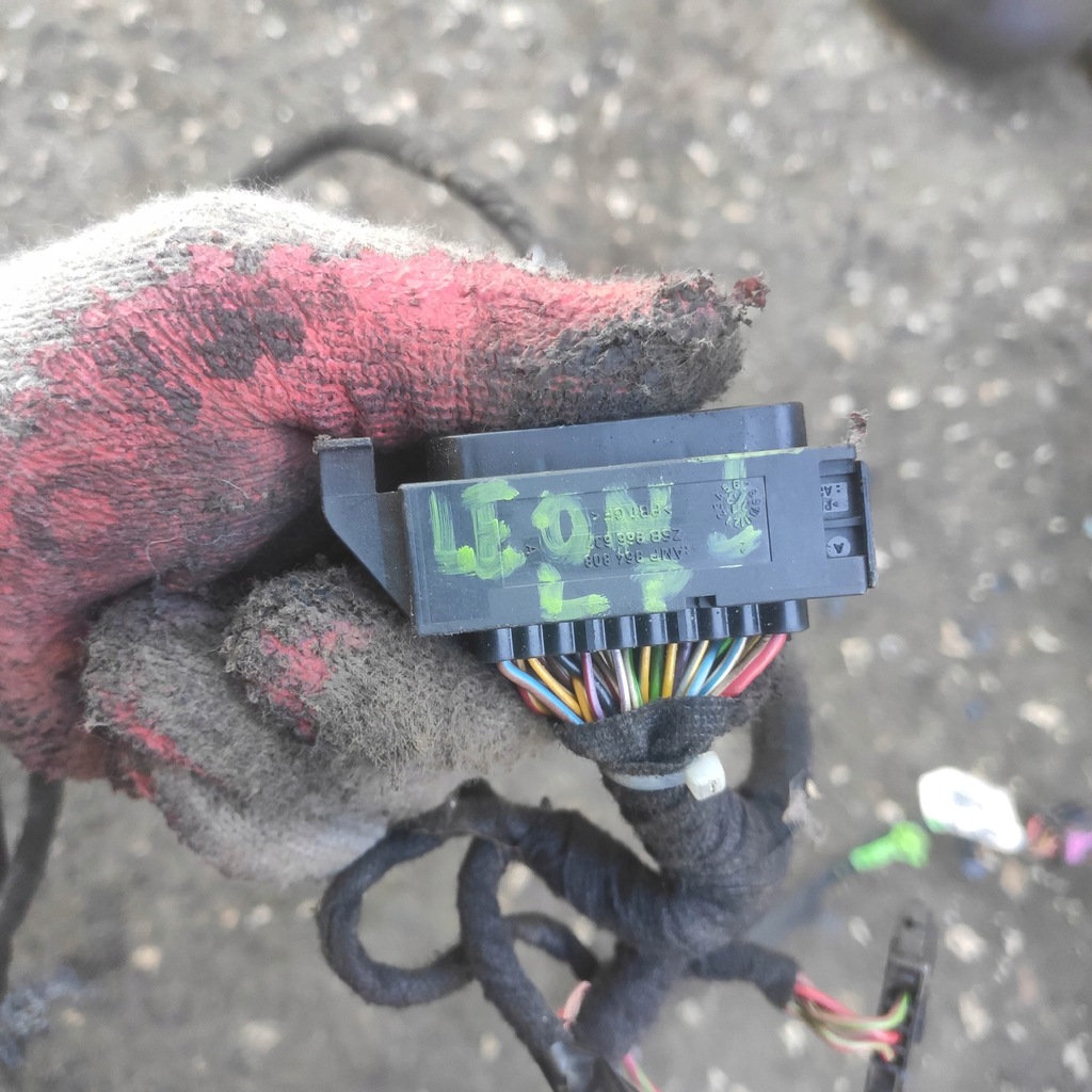 фото №1, Электропроводка жгут дверь левая левый перед seat leon i toledo ii