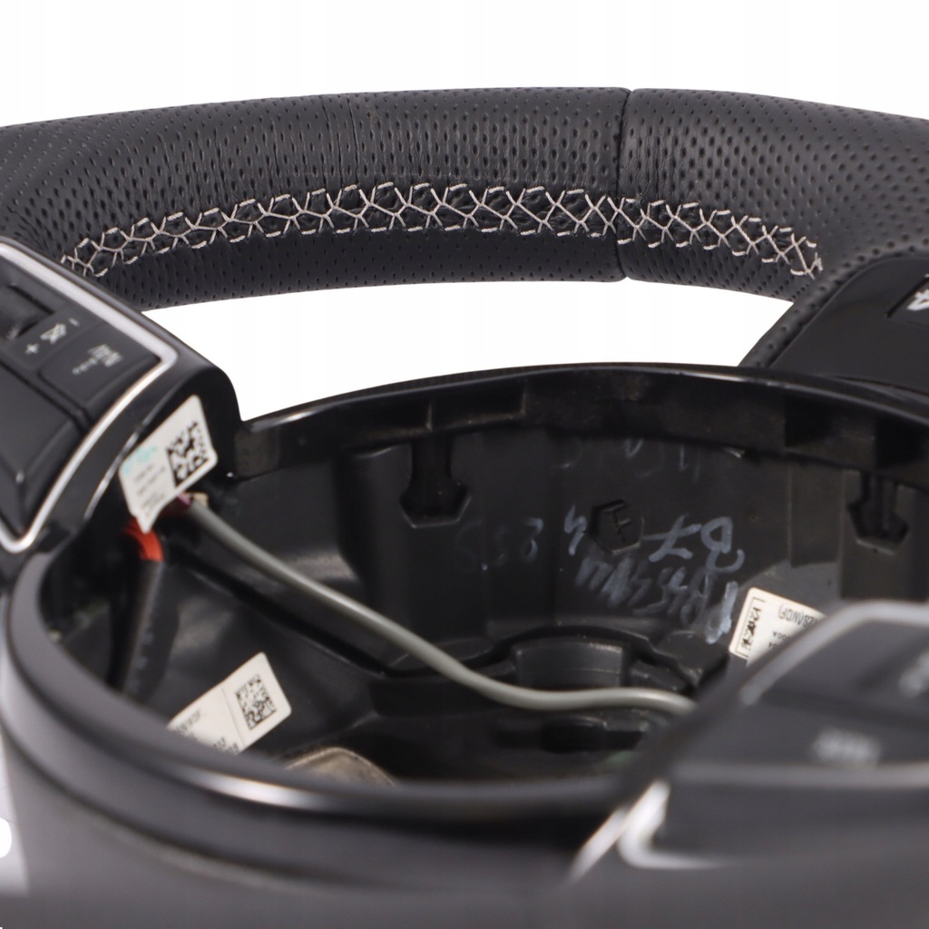 фото №10, Audi rs4 b8 повітропровід nowa czarna шкіра пелюстки перемикання зрізана білий nić