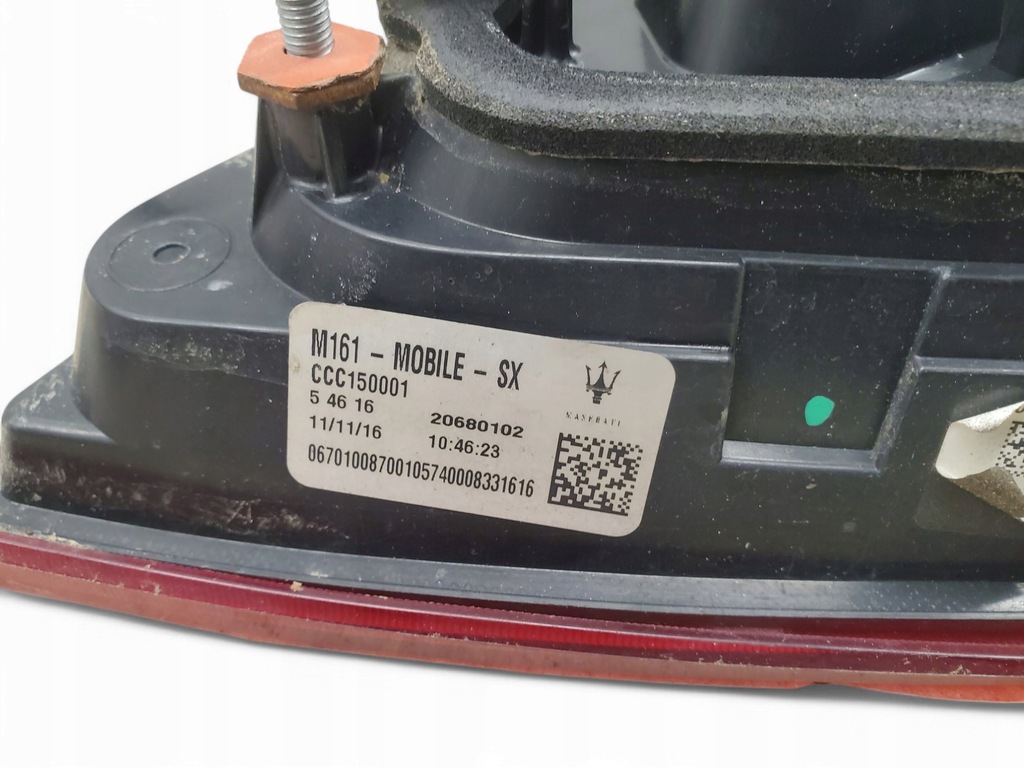 фото №8, Maserati levante 20680102 задня сторона ліва лампи задні