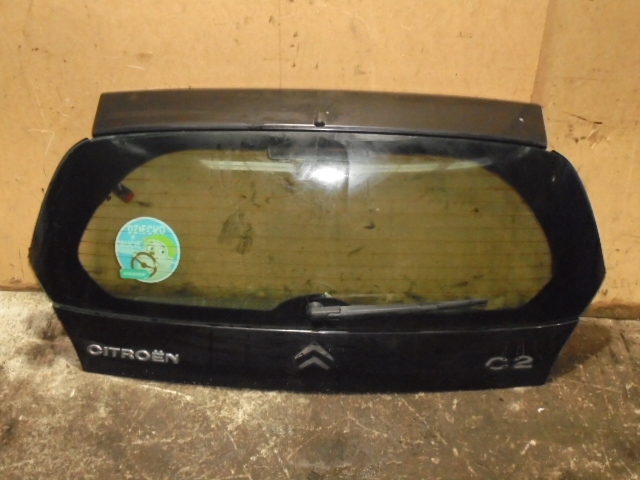 фото №14, Citroen c2 03-05 крышка багажника крышка багажника стекло 3d