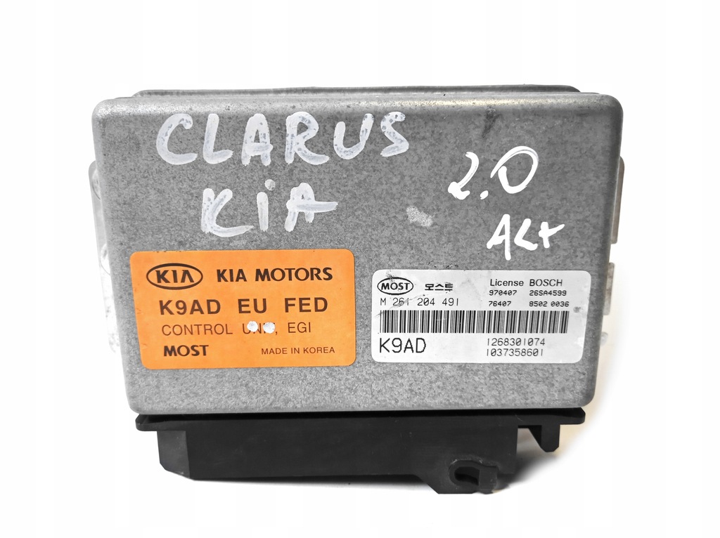 фото №1, Бортовий комп'ютер блок керування kia clarus 2.0 m261204491