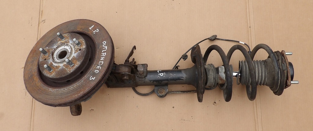 фото №1, Mitsubishi outlander 3 iii амортизационная стойка поворотный кулак левая