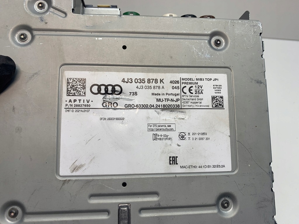 фото №11, Audi e-tron gt блок керування центральний система навігації 4j3035878k