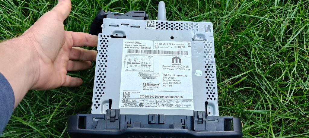 фото №3, Оригинал радио cd навигация jeep renegade