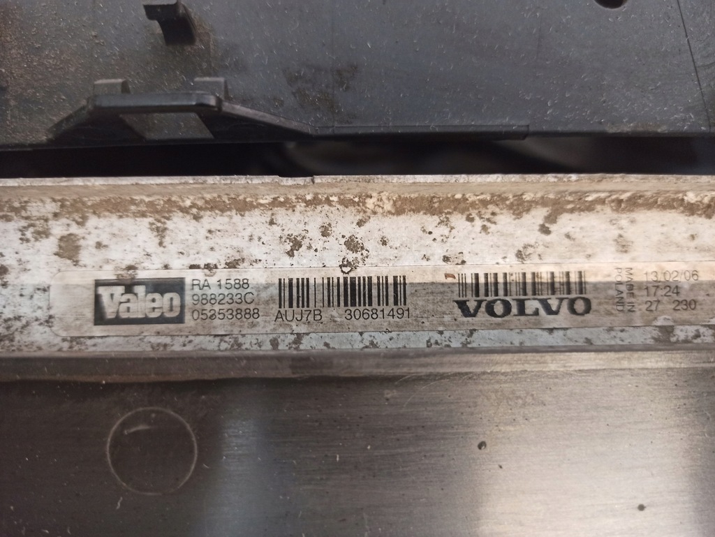 фото №6, Volvo xc70 v70 радиатор вентилятор d5 2,4 4x4