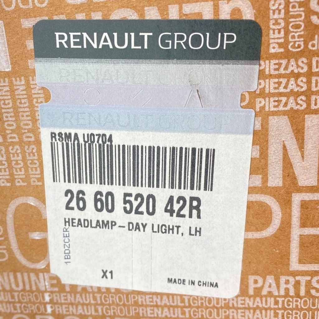 фото №15, Nowa оригінальний номер лампа поворотник лівий led drl renault talisman 266052042r