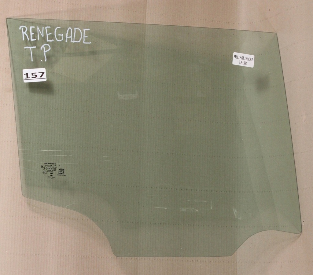 фото №3, Стекло задняя правый правая jeep renegade 16r