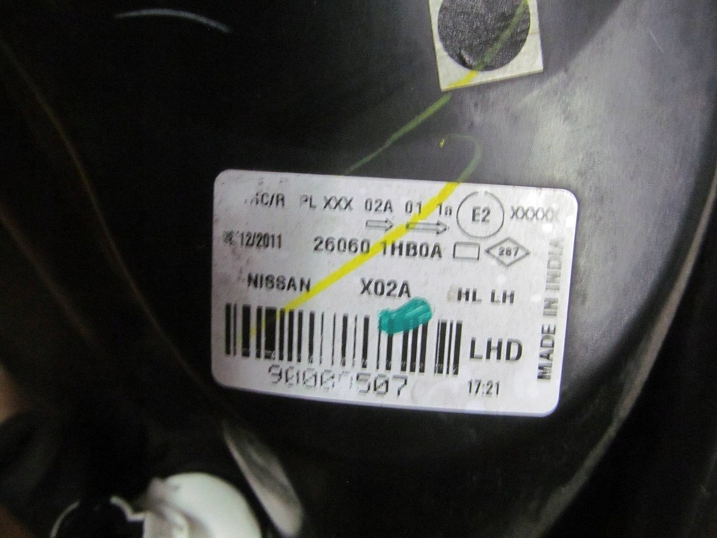 фото №16, Nissan micra k13 10-14 фара лампа левый перед передняя левая c503