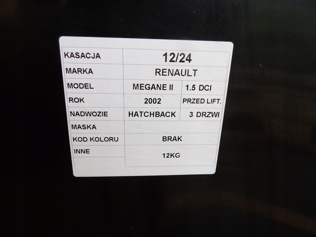 фото №5, Renault megane ii капот hb 3d