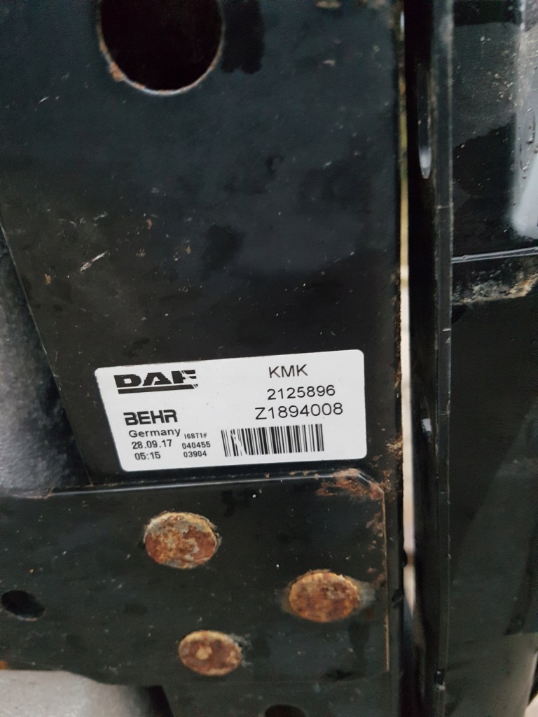 Комплект радіатор радіатор рідини 2125896 , інтеркулер daf xf 106 рестайлінг Зі Шроту