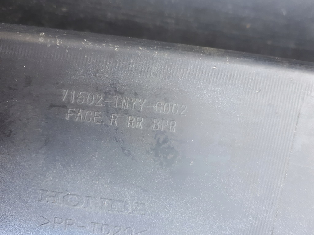 фото №10, Honda crv v 18- правий кутик бампера заднього 71502-tnyy-g002