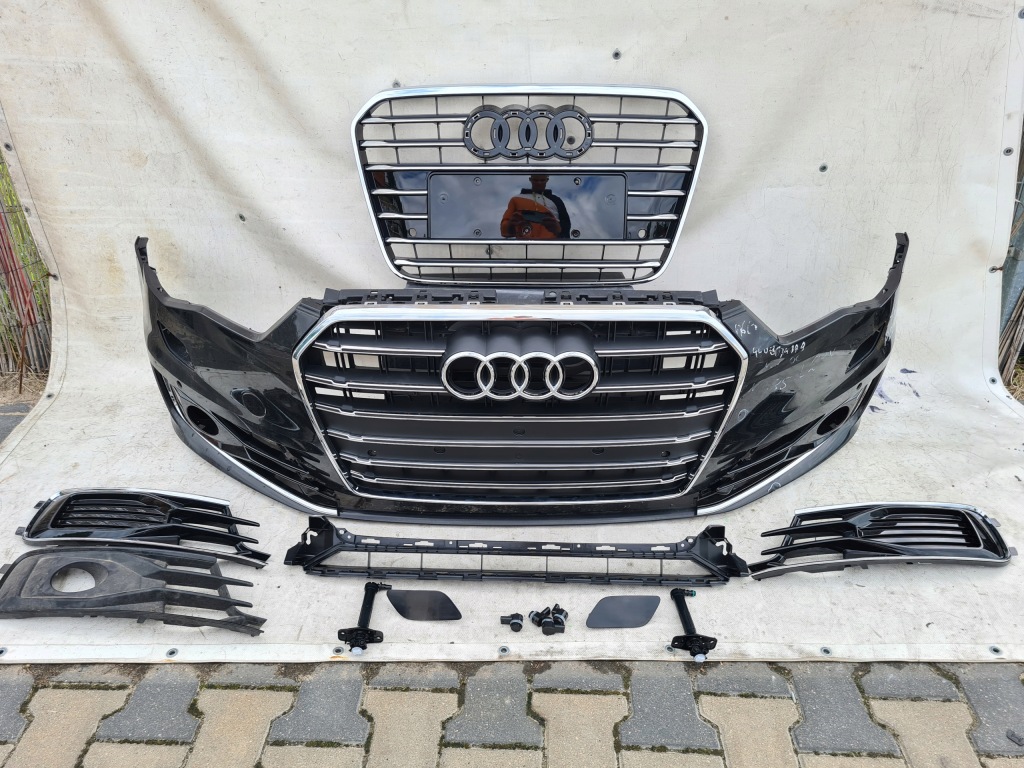 фото №1, Бампер перед kompletny audi a6 c7 lift pdc