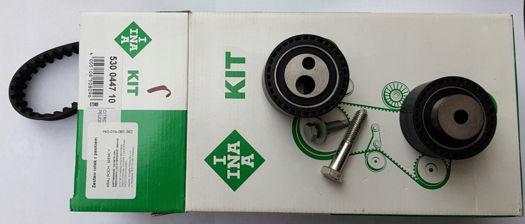 Набір ролик rozrz.+pasek psa 2.2hdi ina 530 0447 10 набір ремінь розподільного валу в Україні