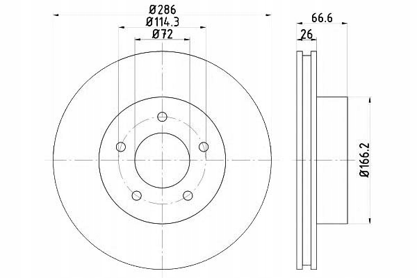 фото №1, Textar тормозные диски тормозные 2szt ford перед explorer 9