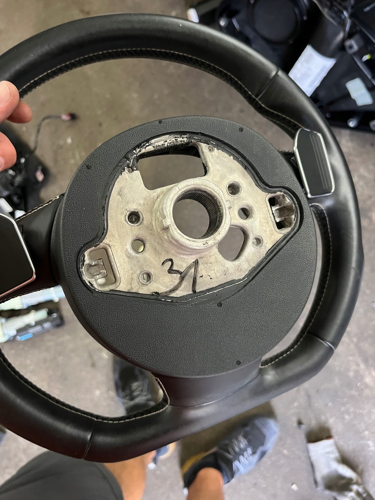 фото №11, Audi sq5 8r s повітропровід шкіряний пелюстки перемикання шкіра