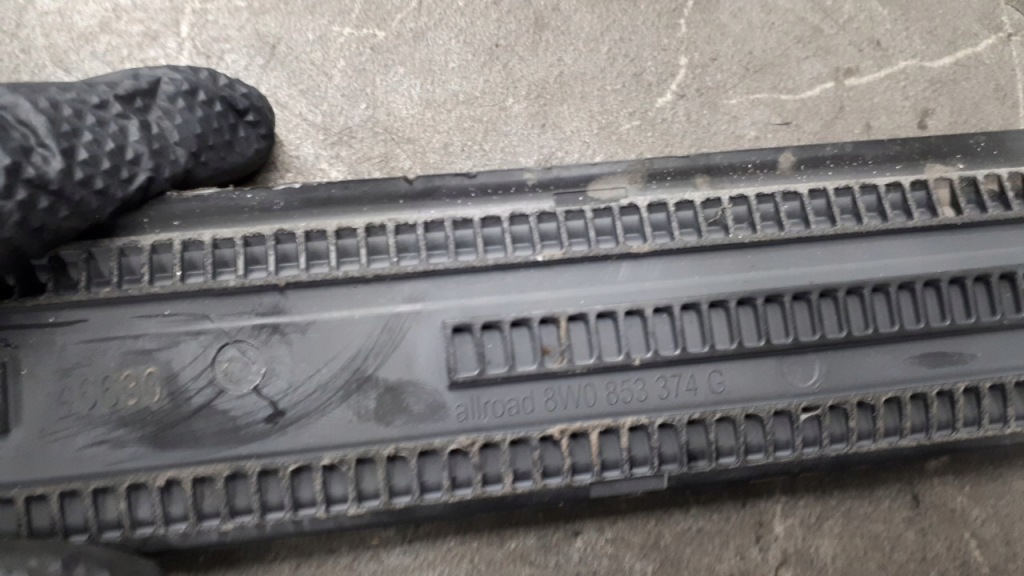 фото №9, 8w0853374g молдинг поріг правий перед audi s4 a4 8w 1.4 tfsi