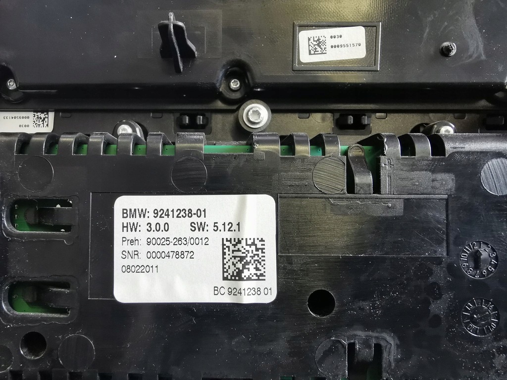фото №4, Bmw оригинальный номер панель радио кондиционера 9241238
