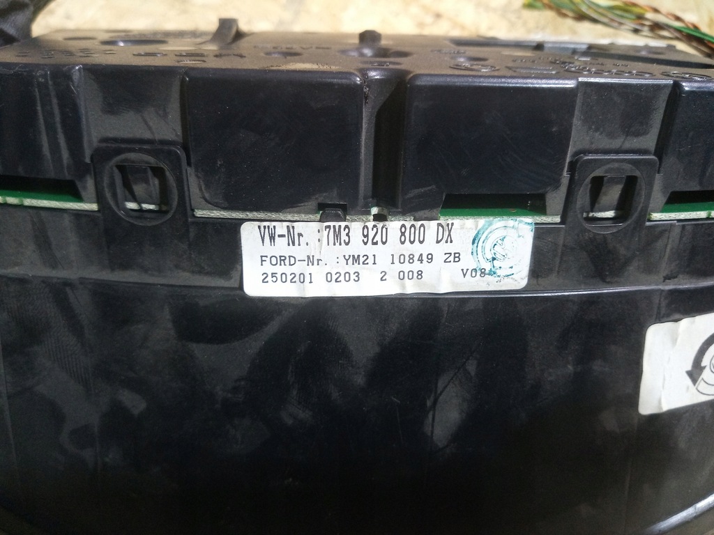 фото №9, Счетчик приборная панель + ключ vw sharan i 1 lift 1.9 tdi