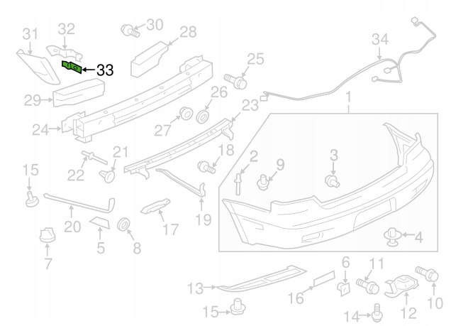 фото №7, Подовжувач кронштейн нижній mitsubishi outlander оригінальний номер mn181418