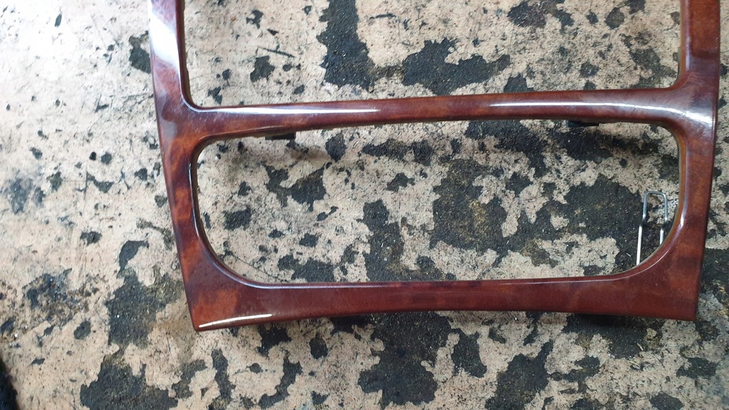 фото №3, Mercedes w203 панель рамка радіо drewno