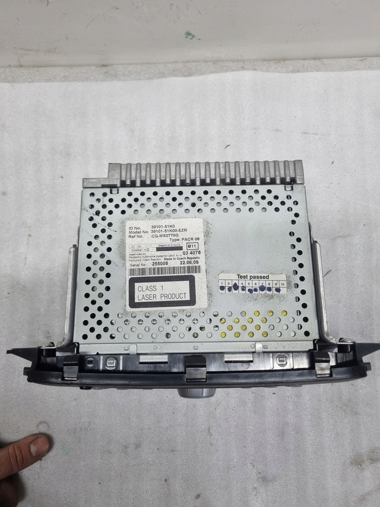 фото №3, Suzuki splsh opel agila радио 39101-51k00