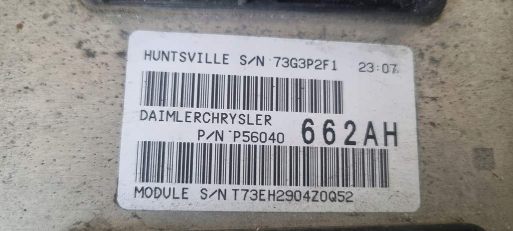 фото №5, Jeep wk 3.7v6 блок управления p56050145ag:p56040662ah