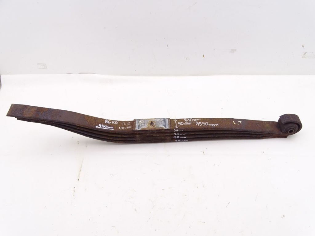 фото №1, Volvo fl6 00-06 ресора задня 4 щітки 9 cm