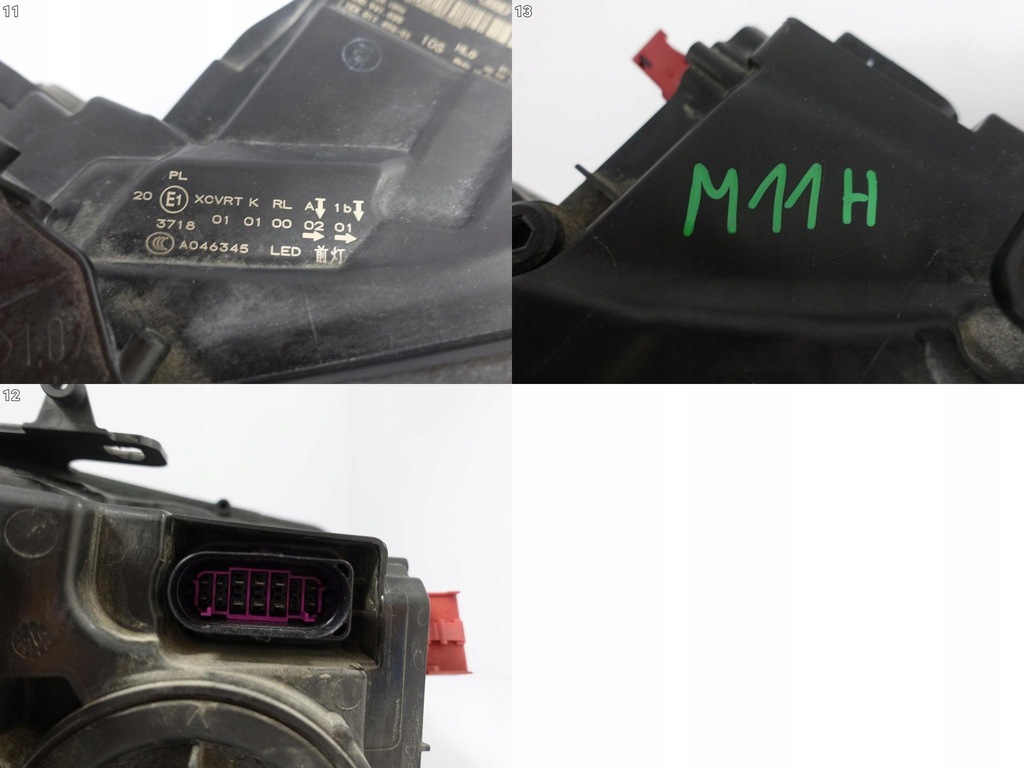 фото №12, Audi a8 s8 4h0 d4 lift 13-17 лампа matrix full led ліва перед eu