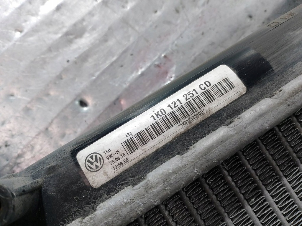 фото №7, Радиатор wody vw caddy ii 1k0121251cd 1.6 b