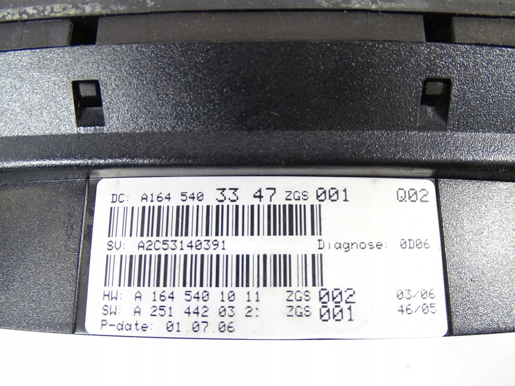 фото №7, Mercedes ml w164 дизель лічильник приладова панель прилади