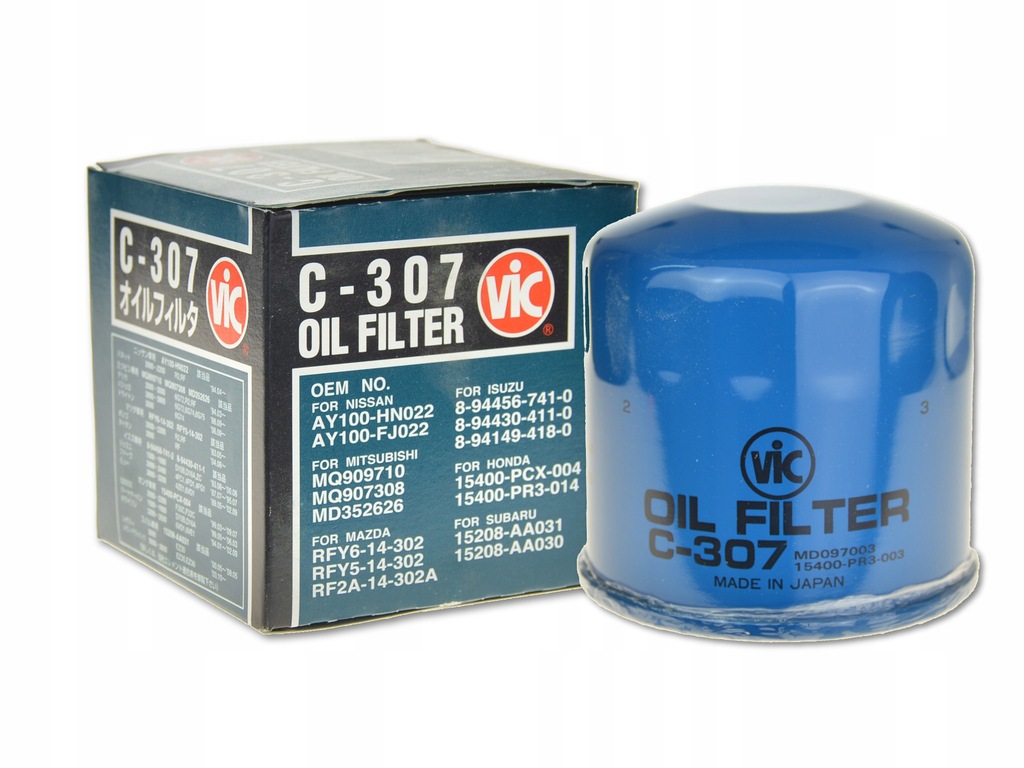 фото №1, Subaru forester ii 01-07 2.0i фильтр масла vic l-ca