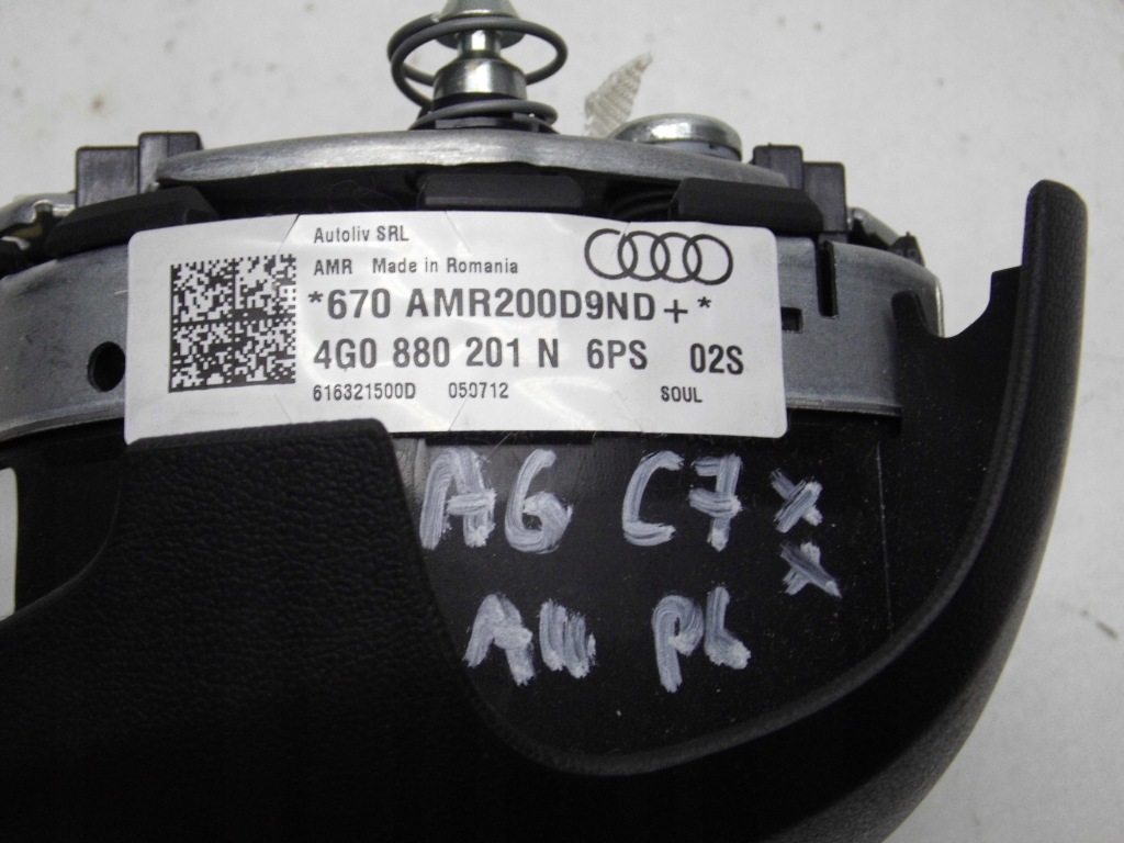 фото №8, Подушка повітряна подушка безпеки водія 4g0880201n audi a6 c7 2012r. оригінал