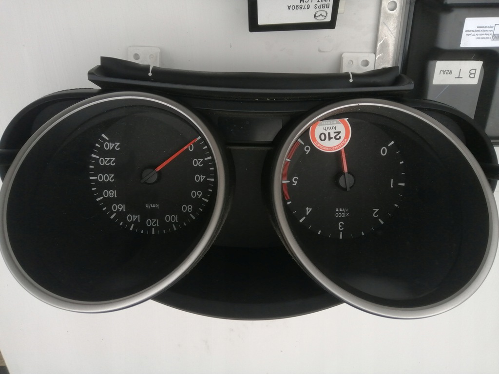 фото №6, Mazda 3 bl 2.2 citd бортовой компьютер иммобилайзер набор счетчик