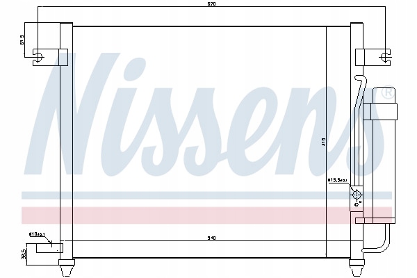 фото №8, Радиатор кондиционера конденсатор nissens 94640 []