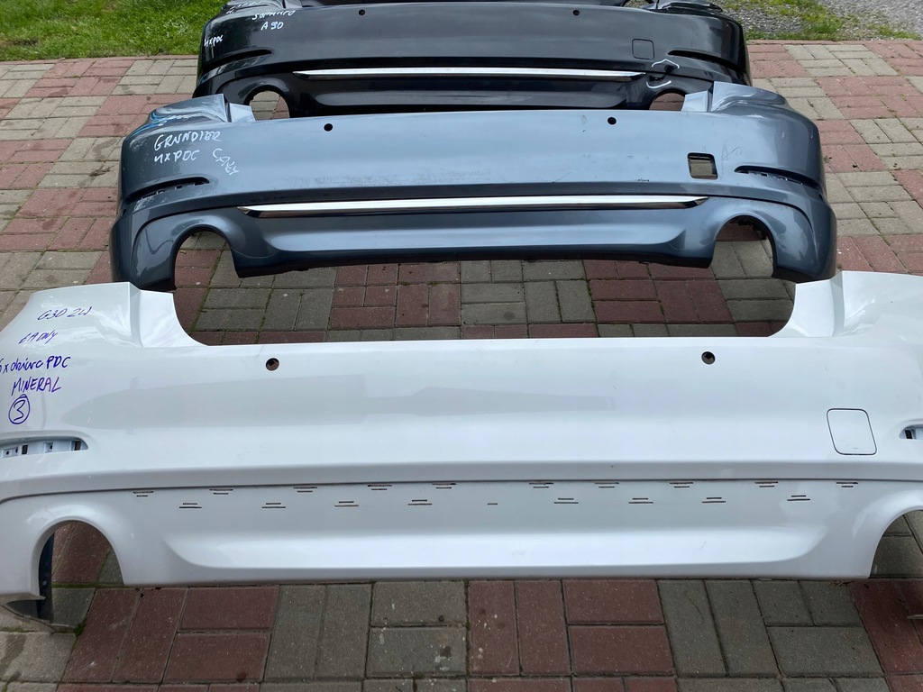 фото №14, Bmw 5 g30 przedlift бампер задній звичайний pod накладка хром