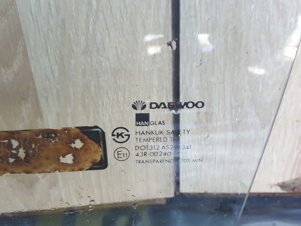фото №2, Daewoo nubira скло бічна двері задня задня ліва
