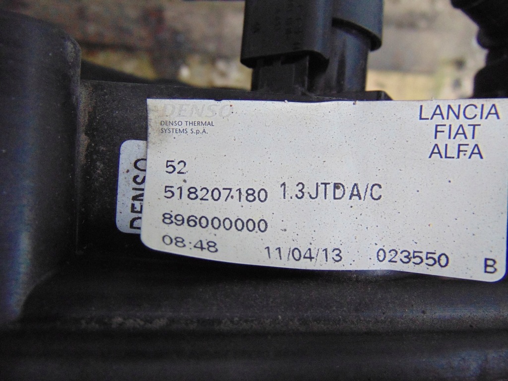 фото №14, Комплект радиатор вентилятор combo d doblo ii 1.3 d