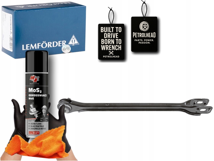 фото №1, Рычаг подвеска колеса задняя p dół с задний mercedes eqe #petrolhead pro+ kit1