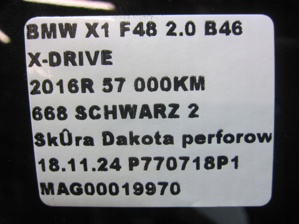 Bmw x1 f48 крыло  правый  перед передний 668 schwarz 2 чёрный 41007427300 Киев