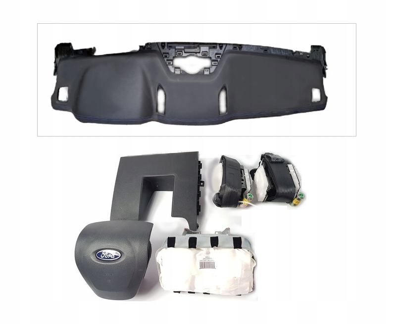 фото №1, Ford ranger консоль niebieska nić подушка безопасности ремни