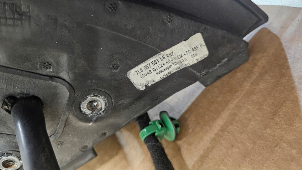 Купити Дзеркало ліва зовнішнє vw touareg 7l 12 pin