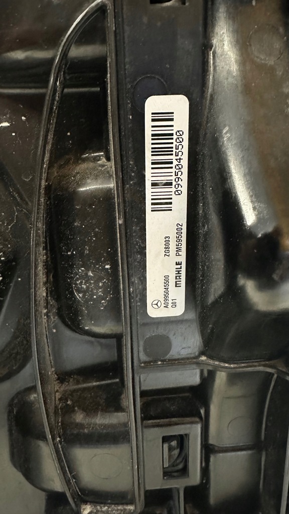 фото №12, Mercedes комплект радиатор вентилятор woda кондиционер nt glc 254 x254 hybrid