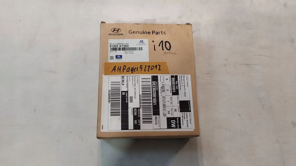 фото №6, Ключ замок запалювання замок hyundai i10 новий