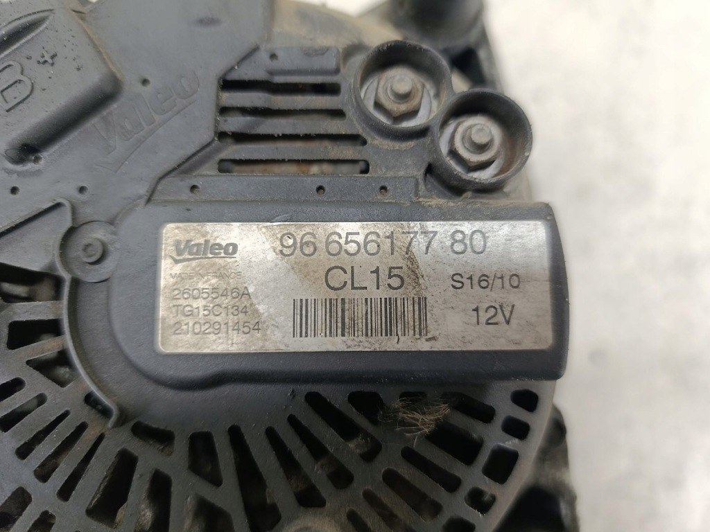 Генератор fiat scudo 2 9665617780 tg15c134 valeo 2.0 jtd с Разборки