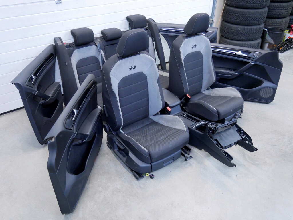 фото №3, Vw golf vii r r20 5d сиденья сиденье комплект ковши