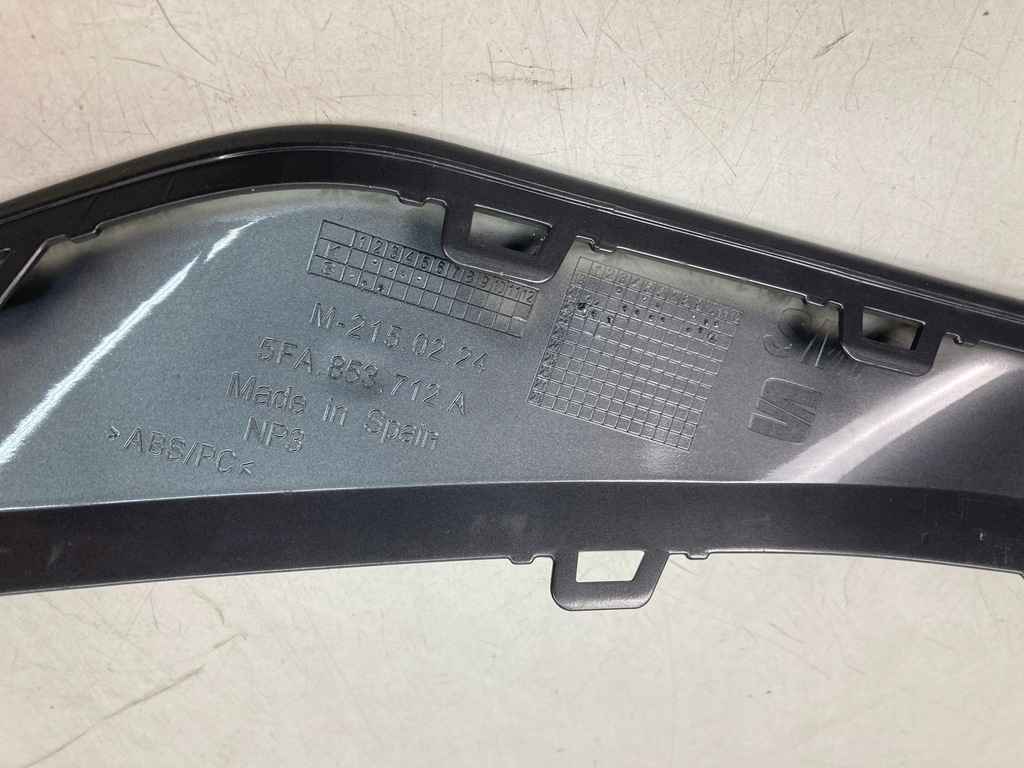 фото №8, Молдинг бампера права seat leon cupra iv 5fa