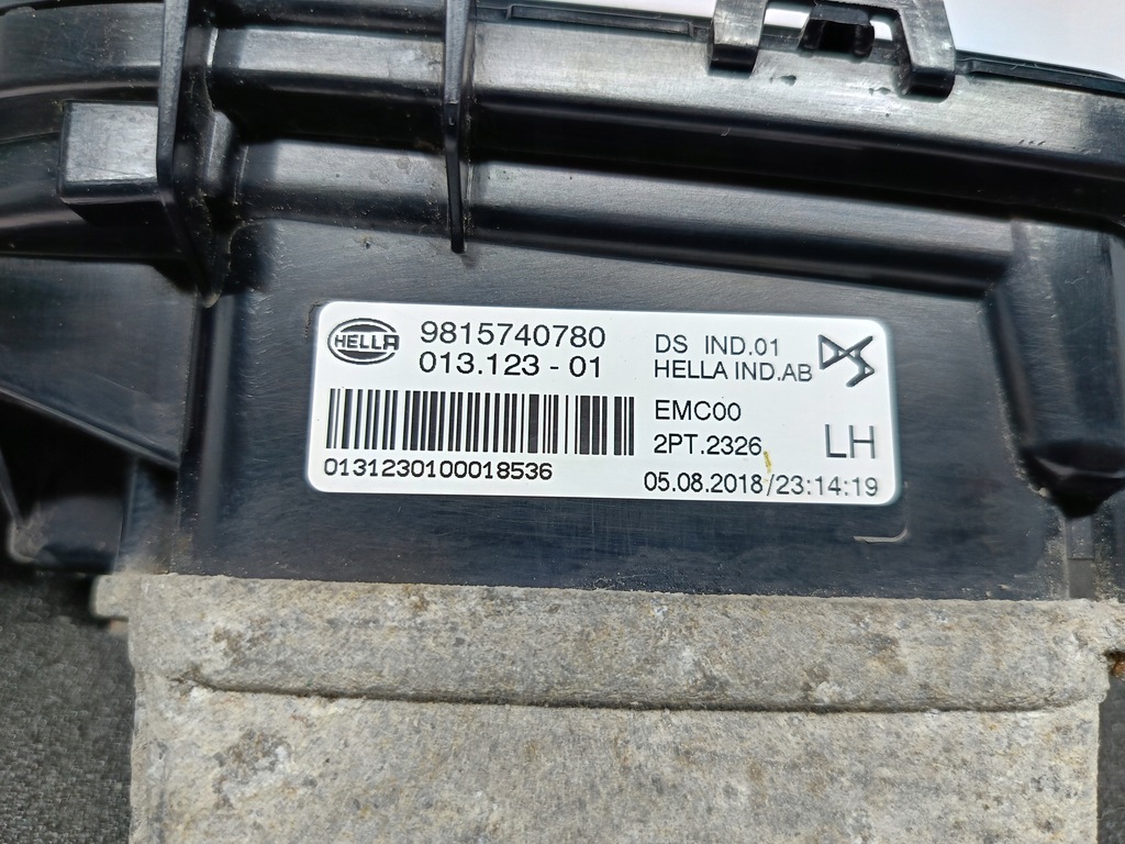 фото №11, Citroen ds7 crossback 18-протитуманна фара drl лівий лампа ліва світло led 9815740780